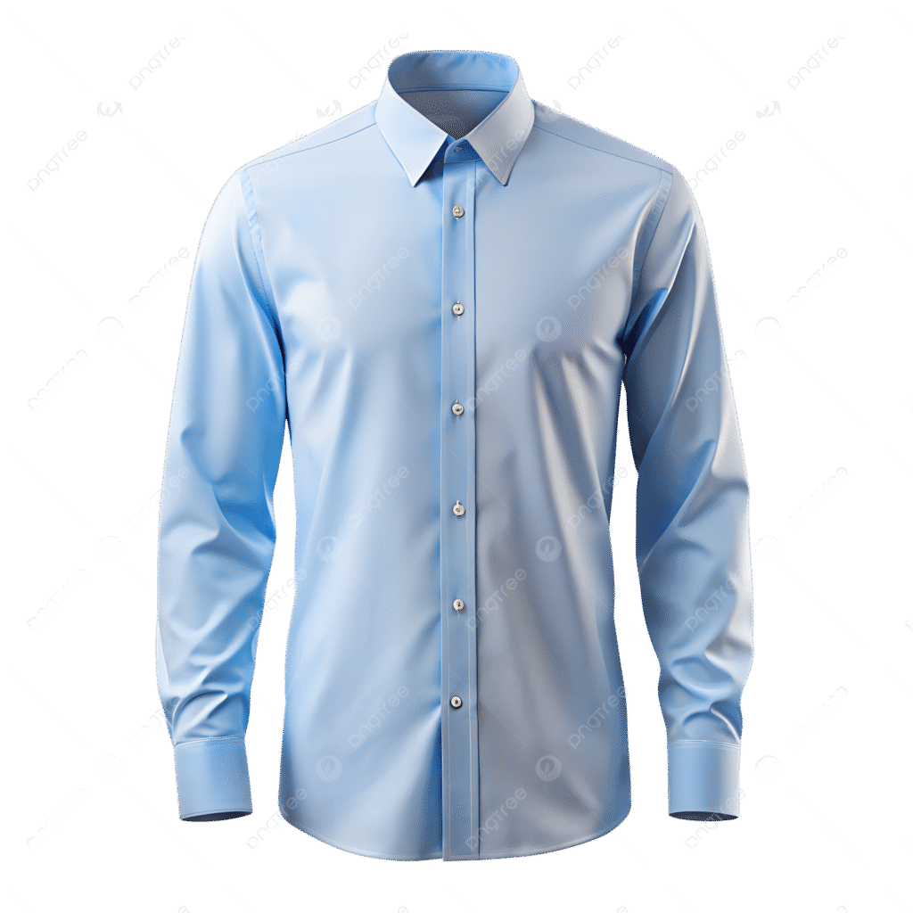pngtree light blue shirt with buttons png image 21228262